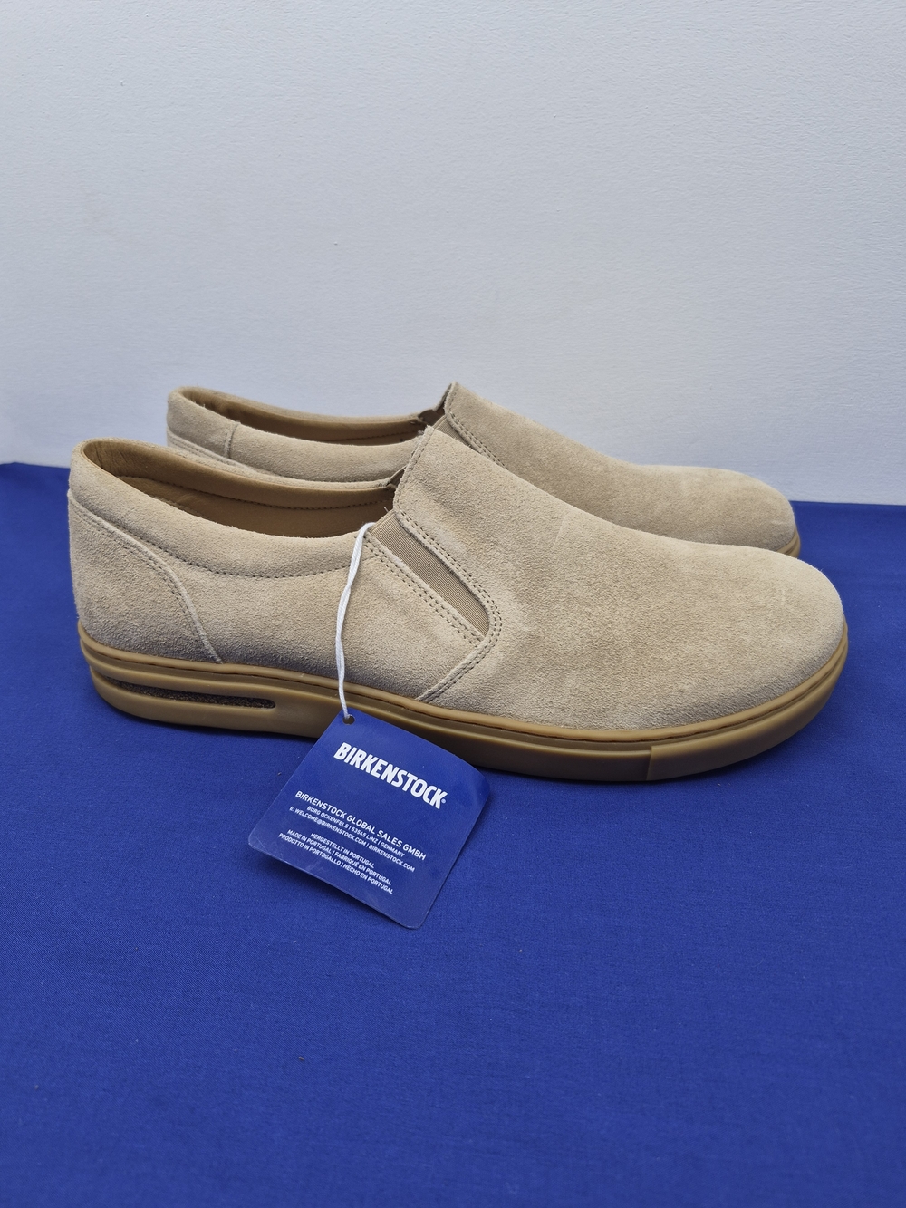 Birkenstock NWT SIZE 11 Oswego Suede Leather Slip-on sneaker streetwear neutral
